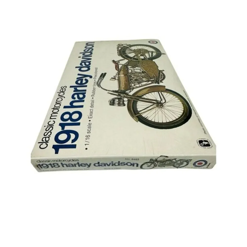 Entrex Classic Motorcycles 1918 Harley Davidson 1:16 Model Kit‎ 8433 Sealed NOS